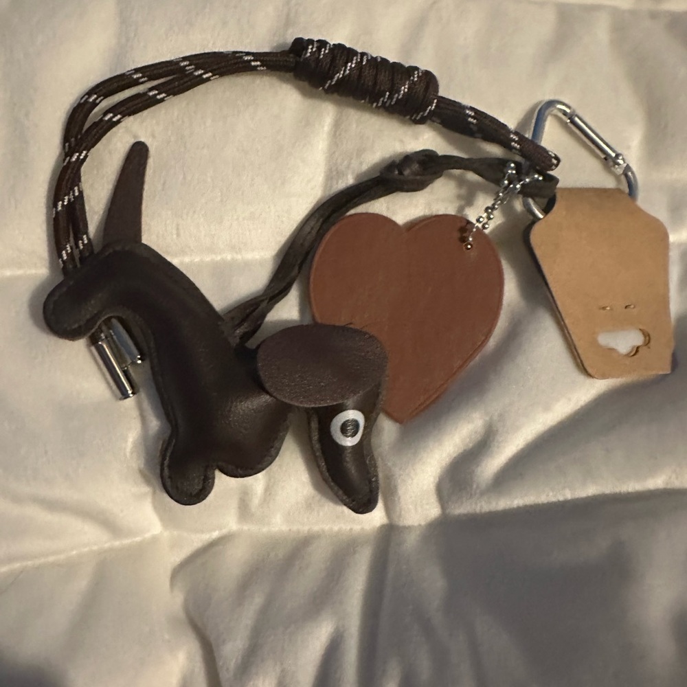 Brown Dachshund Kids Bag Charm - Picture 3 of 5